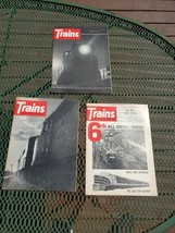 Trains Magazine - June, November &amp; December 1967 Issues - $11.98