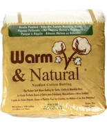 Warm Company Warm Company Warm Natural Cotton Batting Queen Size 90&quot;X108... - $73.27 CAD