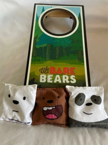 Primary image for We Bare Bears Mini Desktop Cornhole Game Beanbag Toss Loot Crate Exclusive NIB