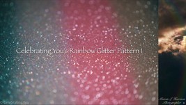 Embroidery &amp; Sewing Rainbow Glitter Iron-On Vinyl Heat Transfer - 4 Patt... - $111.59 CAD