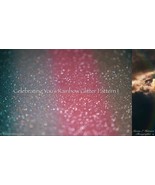 Embroidery &amp; Sewing Rainbow Glitter Iron-On Vinyl Heat Transfer - 4 Patt... - €69,14 EUR