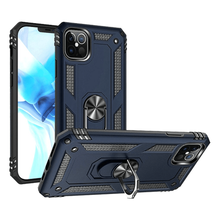 Magnetic 360° Ring Shockproof PC TPU Hybrid Case for iPhone 13 6.1&quot; BLUE - £6.10 GBP