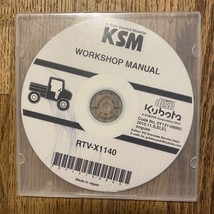 Kubota RTV-X1140 Tractor Utility Vehicle Workshop Shop Service Repair Ma... - $36.00