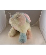 Ganz Easter Bunny Rabbit  3 pastels pink blue white shag fabric 8&quot; CUTE! - $9.45 CAD