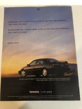 1999 Toyota Camry Vintage Print Ad Advertisement pa14 - £5.44 GBP