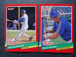 1991 Donruss Rookies Texas Rangers Team Set of 2 Baseball Cards - £1.56 GBP