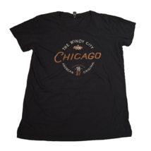 Woman&#39;s Chicago Windy City Black Size XL - USA American Original 1837 Shirt - $11.75