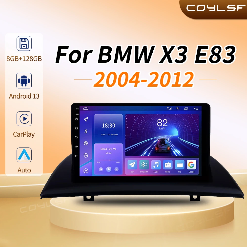Android 13 Carplay For Bmw X3 E83 2004 2005 2006 2007 2008 2009 2010 2011 2012 - £106.85 GBP+