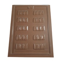 Vintage Candy Bar Mold Mini 2 Inch Holiday Treat Chocolate Polymer Clay ... - $9.68