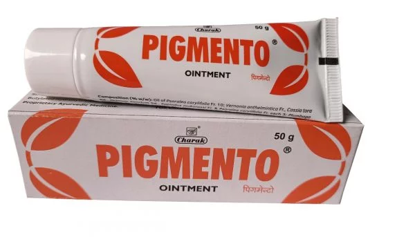 Pigmento Ointment for Vitiligo 50 gm Herbal Charak Brand - $222.30 MXN