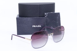 New Prada Spr 67X 03U-412 Purple Gold Gradient Authentic Frames Sunglasses 58-19 - £298.95 GBP