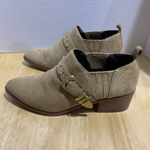 BCBGeneration Loela Suede Stud Embellished Western Ankle Boot Size 8.5 W... - $28.81