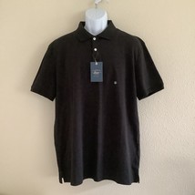 G.H. Bass &amp; Co Polo Shirt Adult Large Black Casual Button Up Preppy Outd... - $23.77