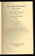 1940s M. C. D&#39;Arcy Mind Love Unicorn Signed Gibbon Irish Letter Association copy - £173.75 GBP