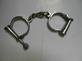 Antique Iron Handcuffs Antique Style police Shackles-Props Iron New Hand Cuff - £48.69 GBP