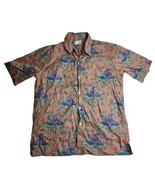 Reyn Spooner Cotton Hawaiian Bird Floral Shirt Size XL - €34,29 EUR