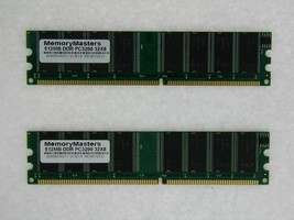1GB (2x 512MB) PC3200 DDR Memory RAM for DELL Dimension 1100 2400 3000 - £15.60 GBP