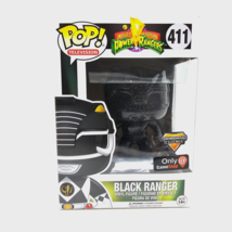 Funko Pop MMPR Power Rangers Black Ranger #411 Gamestop Exclusive With Protector - £17.67 GBP