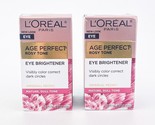 Loreal L&#39;Oreal Paris Age Perfect Rosy Tone Anti Aging Eye Brightener Lot... - $22.20