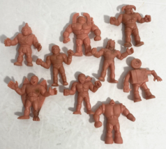 M.U.S.C.L.E Muscle Men Vintage Lot of 9 pink 1980s Mattel Figures Collection - £19.87 GBP