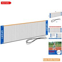 Multi-Functional 10 ft Nylon Tennis Net - Easy Setup for Indoor &amp; Outdoo... - $37.57