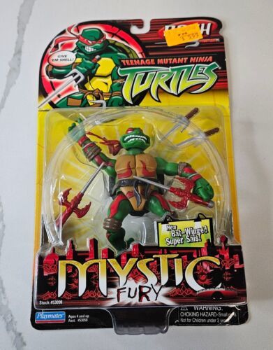 Teenage Mutant Ninja Turtles Mystic Fury Raph Figure Playmates #53098 Box Wear - $148.45