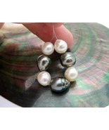 7pc Exquisite Mixed Pearl Custom Set; Rikitea Tahitian, Australian South... - €129,43 EUR