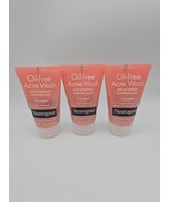 PACK 3 Neutrogena Oil Free Pink Grapefruit Acne Face Wash Facial Scrub 2... - €18,84 EUR