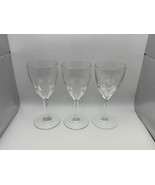 Set of 3 Baccarat France Crystal GENOVA 7&quot; Red Wine Glasses / Water Goblets - $411.59 CAD