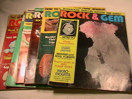 [P9] (Pick Of Lot) Rock &amp; Gem Magazine 1972 - Feb, Apr, May, July, Sep, Oct - £4.46 GBP