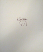 1971 Cadillac Deluxe Brochure Eldorado Fleetwood 60 75, Original GM 71 - £11.73 GBP