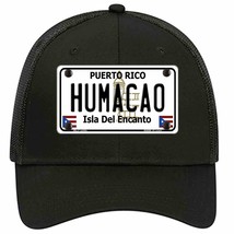 Humacao Puerto Rico Novelty Black Mesh License Plate Hat - £23.08 GBP