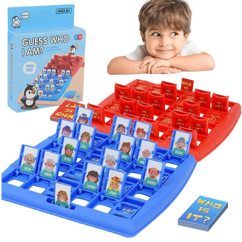 Guess Who Am I Classic Board Game Memory Training Parent Child Leisure Time - £9.31 GBP+