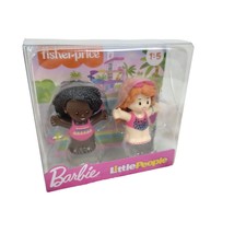 Fisher-Price Barbie Little People Swim 2 pack Collectible Figures Ages 1 to 5 - £9.00 GBP