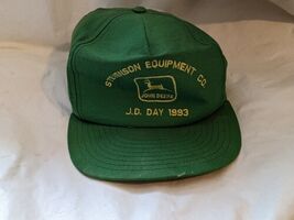 1993 John Deere Stevenson Equipment Jour Tracteur Vert Adj Casquette Cha... - $46.76