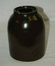 Old Antique Primitive Salt Glazed Stoneware Canning Crock Jug Jar Farm H... - £31.72 GBP