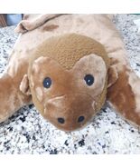 Vintage Walmart Monkey Plush Pillow Buddy Pal brown Wal-mart stuffed animal - $70.00