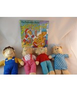 The Berenstain Bears Family Set Plush 4 Dolls and a book - $19.94 CAD