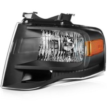 Fit Ford Expedition 2007-2014 Black Left Driver Headlight Head Light Lamp - $158.39