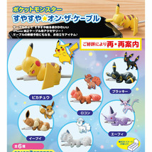 Pokemon Sleep on the Cable Vol. 1 Protector Pikachu Eevee Vulpix Espeon Umbreon - £18.18 GBP