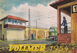 VOLLMER CATALOG Original from 1954 trains, locomotives, train stations, ... - £18.76 GBP