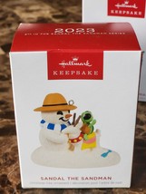 Hallmark 2023 Keepsake Ornament Sandal The Sandman Snowman NEW - £10.99 GBP