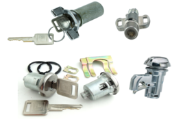 Ignition Door Trunk and Glovebox Lock Set 1970-1973 Chevy Camaro Short Doors - £66.33 GBP