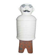 Ceramic Mini Planter Figurine Modern Abstract Man For Air Plant Tillandsia Yamia - £9.63 GBP
