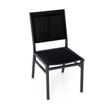 Outdoor Dining Chairs with Breathable Seat and Backrest for Backyard Por... - $125.41