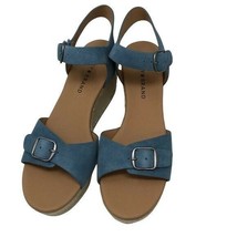 Lucky Brand Women&#39;s Naveah Espadrille Wedge Sandal 1.75&quot; Size 9.5M - £61.87 GBP