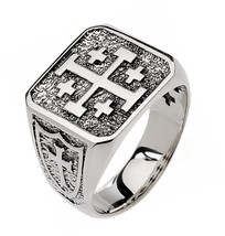 Religious Jewelry Men&#39;s Sterling Silver Cross - £258.95 GBP