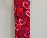 Jerry Garcia Red Heart Pattern Neck Tie, Lust, Fifty-Two, 100% Silk - £14.93 GBP
