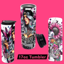 Bird Flipping Girl | 17 oz Tumbler | Free Ship - $29.99