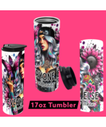 Bird Flipping Girl | 17 oz Tumbler | Free Ship - $29.99